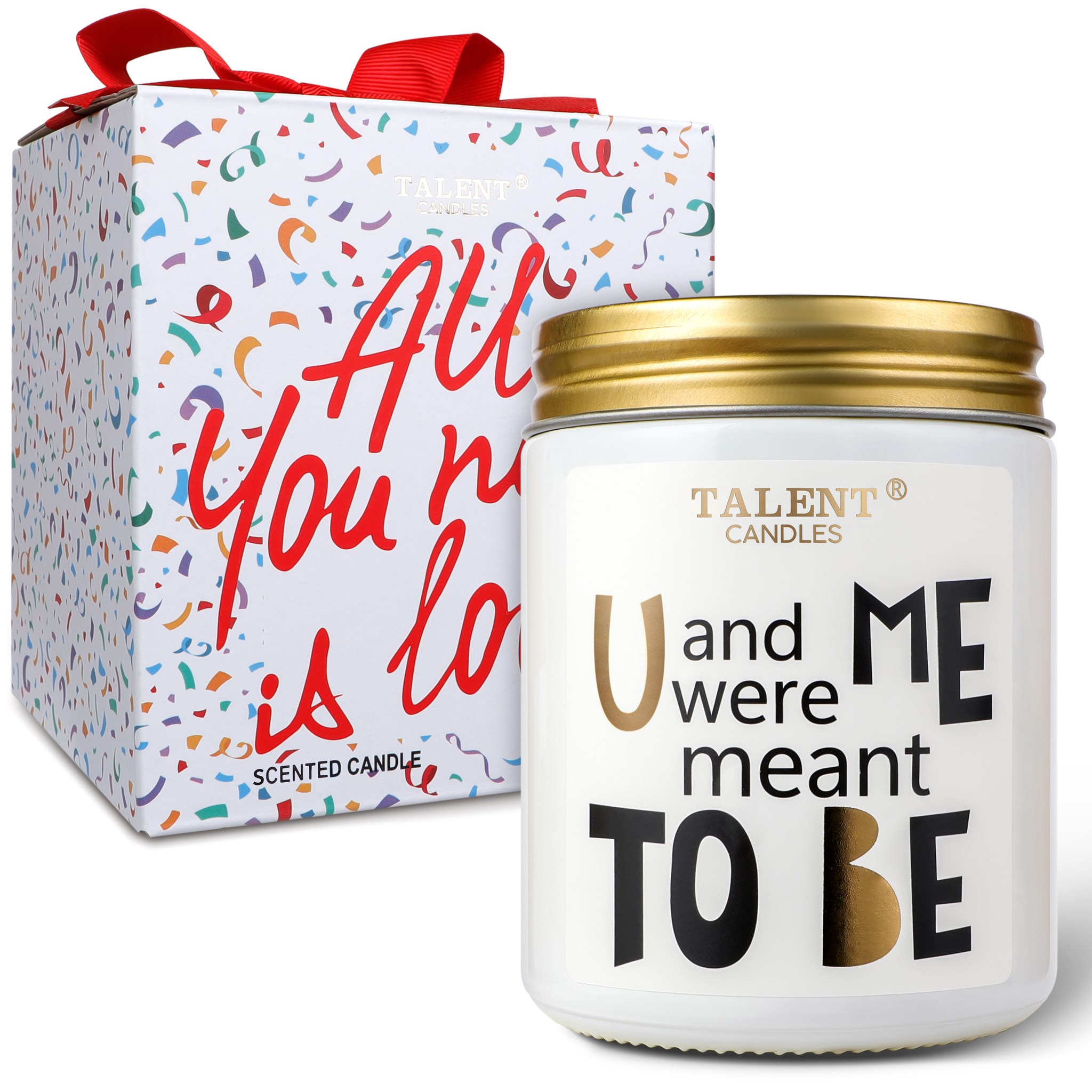 Picture of Anniversary Candle Gifts | Natural Soy Candle for Men Women, Birthday, Ideal Gift for Christmas Valentine's Day - Good Vibe Scented Candles